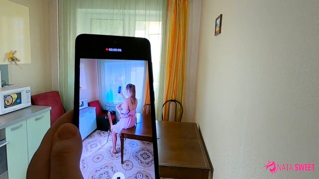 Nata Sweet соблазняет молодого мужа на страстный секс